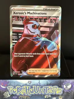 Pokemon Card Xerosic's Machinations 089/064 S&V Shrouded Fable Holo Ultra NM - Image 1