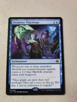 1x Deeproot Pilgrimage The Lost Caverns of Ixalan LCI 0052 MTG NM Free Shipping - Image 1