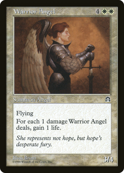 MTG - 2x Warrior Angel - 2x x2 - Stronghold Regular - Image 1
