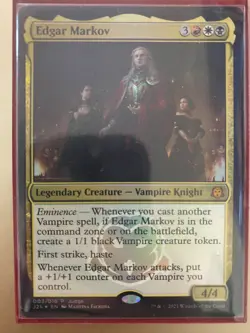 Magic the Gathering EDH Deck Edgar Markov Judge Gift Foil Blinged Out Vampires - Image 1
