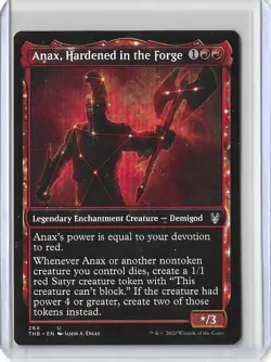 MTG Anax, Hardened In The Forge Showcase Theros Beyond Death (THB) #264 Unplayed - Image 1