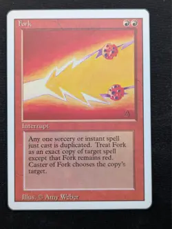 Fork - Revised - LP - MTG - Magic the Gathering - Red - Interrupt - Image 1