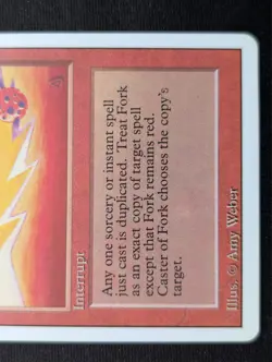 Fork - Revised - LP - MTG - Magic the Gathering - Red - Interrupt - Image 2