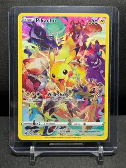 Pikachu 160/159 Full Art Secret Rare Holo Pokemon 2023 Crown Zenith NM - Image 1