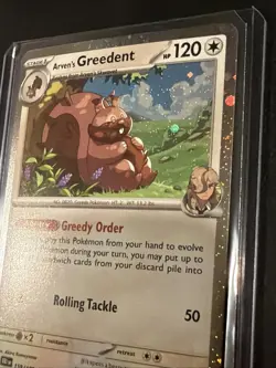 Pokemon Arven's Greedent 159/182 Destined Rivals Cosmo Holo **Blister Exclusive* - Image 3