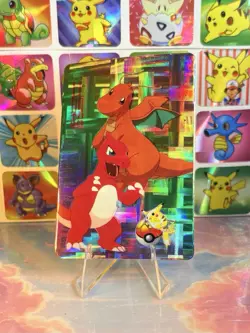 Pokemon HOLO Vintage Pocket Monsters Vending Prism Sticker 1998 Nintendo - Image 2