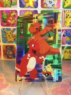Pokemon HOLO Vintage Pocket Monsters Vending Prism Sticker 1998 Nintendo - Image 3