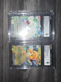 Pokemon TCG Graded Lot Of 2 CGC 9 Pawmot EX & Maushold EX - Image 1