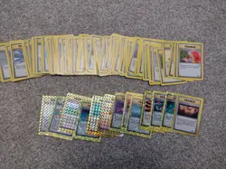 Pokemon Collection - 2 ancient mews, holos, basics, trainers, energy, stickers - Image 3