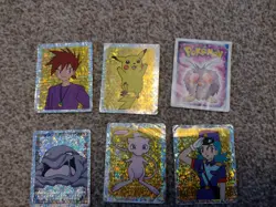 Pokemon Collection - 2 ancient mews, holos, basics, trainers, energy, stickers - Image 5