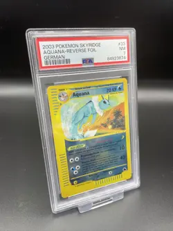 Pokemon Karte - AQUANA 33/144 Skyridge Reverse Foil Deutsch - PSA 7 NM - Image 1