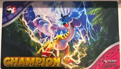 Pokemon League Cup Champion Raging Bolt Playmat New Unused - Image 1