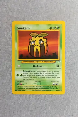 Pokemon TCG - Sunkern - Neo Destiny Set - 83/105 - Image 1