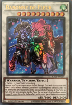 Baronne de Fleur - Ultra Rare 1st Edition RA01-EN034 YuGiOh TCG Card - Image 1
