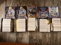 1996 Yugioh Card Lot With Tins 1000x Cards - Image 1