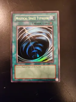 Mystical Space Typhoon MRL-047 Magic Ruler Unlimited Lightly Played English - Image 1