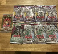 Yu-Gi-Oh! 9 Sealed Booster Packs - Image 1