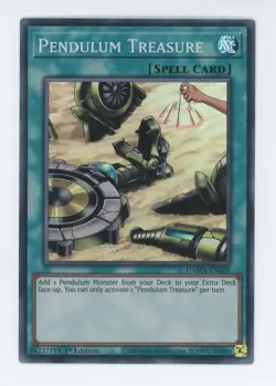 Yugioh Pendulum Treasure DAMA-EN068 Super Rare 1st NM x3 Play Set - Image 1