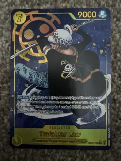 Brand New Mint Condition One Piece Trafalgar Law Card OP10-119 SEC with Sleeve - Image 1