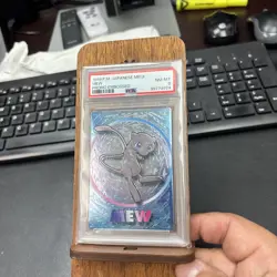 1999 Pokemon Card Mew Meiji Embossed Promo PSA 8 - Image 2