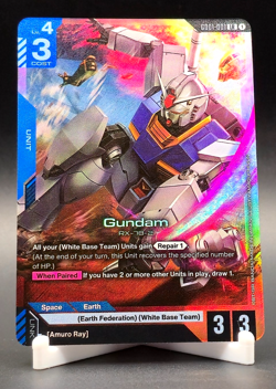 Gundam - Gundam The Card Game G001-001 LR Legendary Rare Holo Foil - Image 1