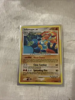 Pokemon TCG Infernape Holo Rare Card 3/100 Stormfront 2008 Vintage - Image 1