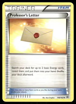 Pokemon Cards Professor's Letter 146/162 BREAKthrough XY Uncommon NM - Image 1