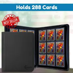 Top Loader Binder - 9 Pocket Card for 3"x4" Large Standard Size, Black - Image 4