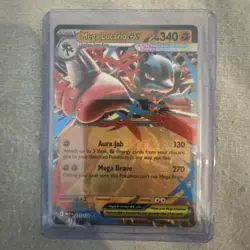 Mega Lucario EX 077/132 - Mega Evolution - Pokemon Card - Near Mint - Image 1