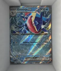 Pokemon TCG Greninja EX Stellar Crown Holo Double Rare Card 041/142 NM Condition - Image 1