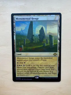 Monumental Henge Prerelease Cards Foil - Image 1