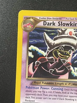 Dark Slowking 20/105 Neo Destiny Pokemon Card Moderately Played normal - Image 3
