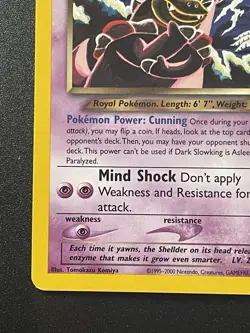 Dark Slowking 20/105 Neo Destiny Pokemon Card Moderately Played normal - Image 4