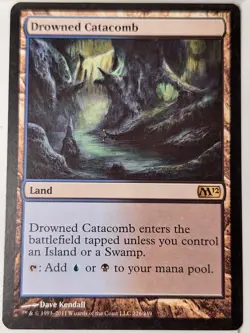 Drowned Catacomb - 2012 Core Set M12 - Magic the Gathering MTG Nice! - Image 1