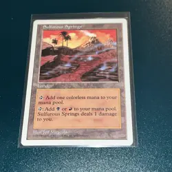 Sulfurous Springs - Fifth Edition - Magic the Gathering MtG NM - Image 1