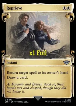 MTG Foil Showcase Scrolls LOTR: Tales of Middle-earth LTR Reprieve MINT - Image 1