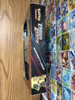 Pokemon TCG: Crown Zenith Premium Playmat Collection Morpeko V-Union Box NEW - Image 2