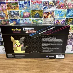 Pokemon TCG: Crown Zenith Premium Playmat Collection Morpeko V-Union Box NEW - Image 3