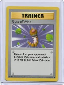 Pokemon Trainer 1999 Ventage Gust of Wind 093/102 Base Set Regular - 534 - Image 1
