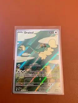 Carte Pokemon DRAIEUL 184/162 Holo Secrete EV5 Ecarlate et Violet TEF FR NEUF - Image 1