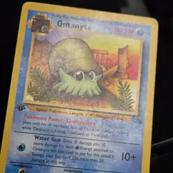 Pokemon TCG - OMANYTE - 1ST EDITION - 52/62 - FOSSIL (1999) - WOTC - MP/LP - Image 3