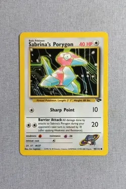 Pokemon TCG - Sabrina's Porygon - Gym Heroes set 98/132 - Image 1