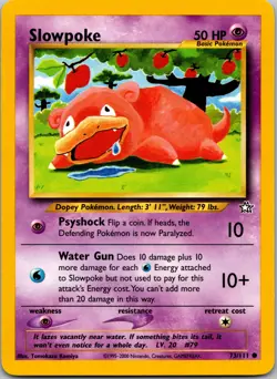 Slowpoke - Neo Genesis #073/111 Pokemon tcg - Image 1