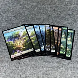 Chocobo Track Foil Lands 10 Card Lot JP - Image 1