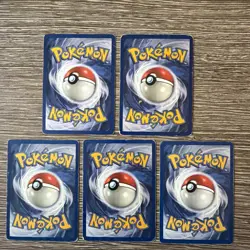 5x Pokemon Cards Wotc Vintage Card Bundle BASE SET (10) - Image 2