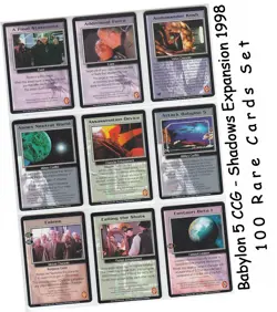 Babylon 5 CCG - Shadows Expansion Set - 100 Rare Card Set - Precedence 1998 - Image 1
