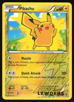 Pikachu - 42/146 - Common Reverse Holo - XY Base - Pokemon Card 1 - Image 1