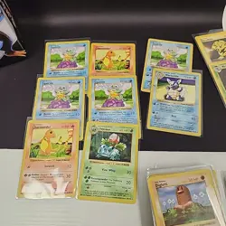 Vintage Pokemon Card Collection Base Set Shadowless And More Pikachu Charmander - Image 2