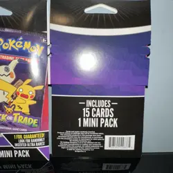 2x MJ Holding 2025 Pokemon TCG Trick Or Trade 14 Cards Plus 1 Foil & 1 Mini Pack - Image 2