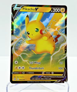 Pokemon Card Pikachu V 086/264 Fusion Strike Half Art Rare NEAR MINT - Image 1